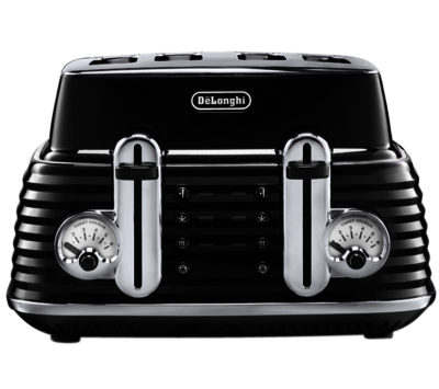 DELONGHI  Scultura CTZ4003BK 4-slice Toaster - Black